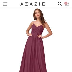 Azazie Cabernet Bridesmaid Dress